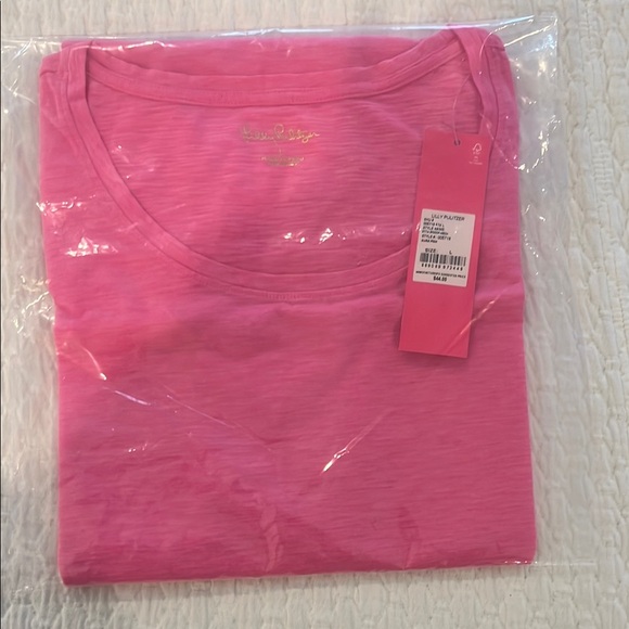 Lilly Pulitzer Etta Scoop Neck Aura Pink - Picture 1 of 1